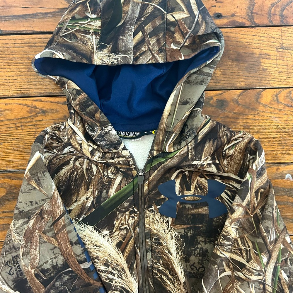 Youth camp under armour zip up